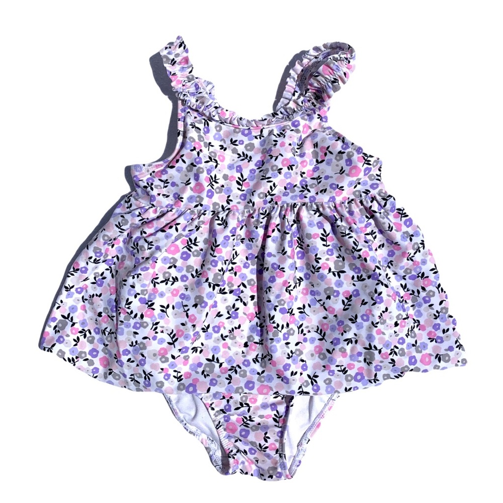 Kate spade lavender floral bathing suit